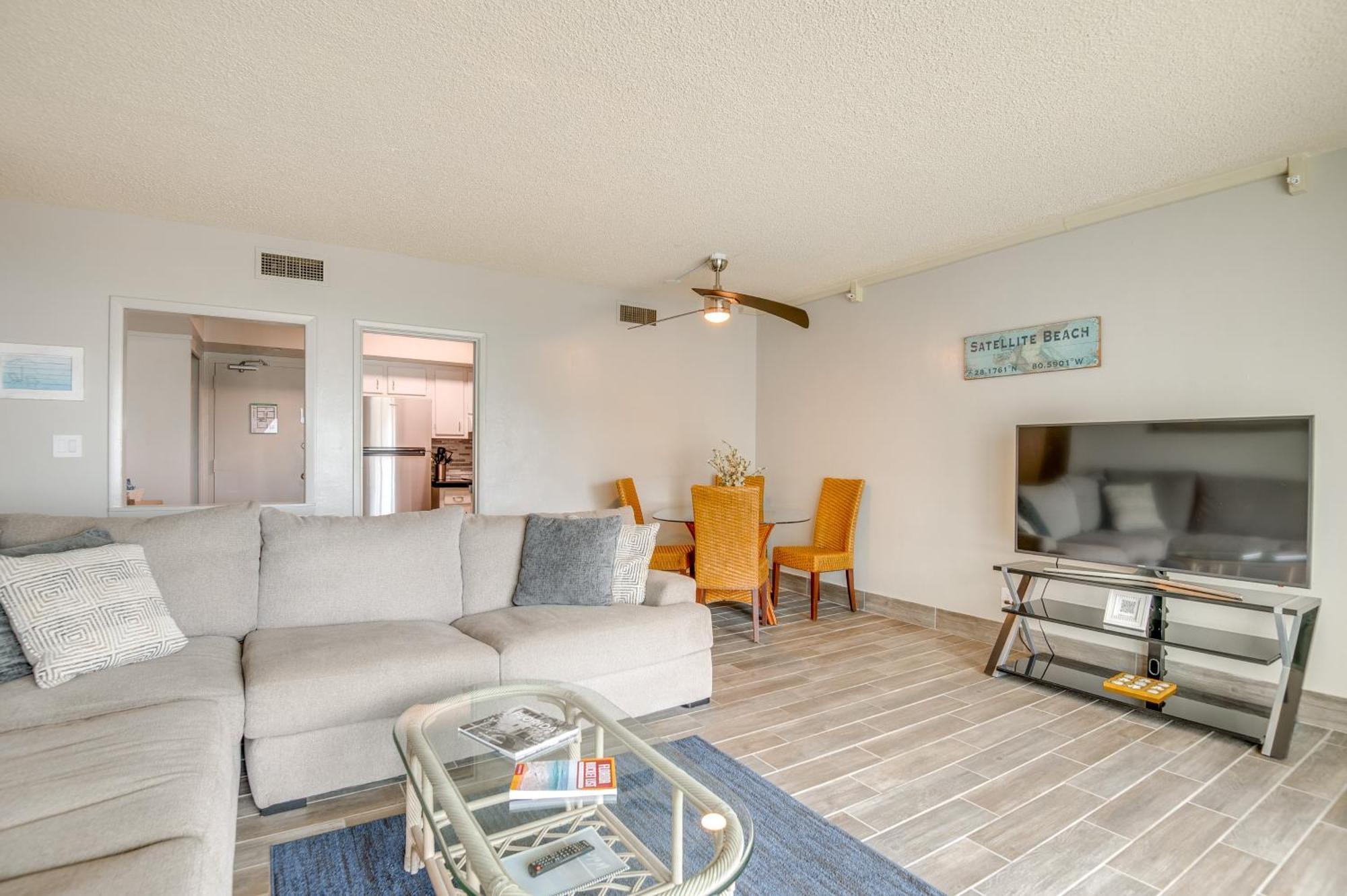 Walk To Shore Satellite Beach Condo With Ocean View Exterior photo